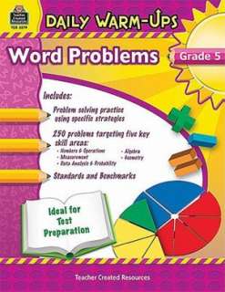  Daily Warm Ups Problem Solving Math, Grade 3 by Mary 