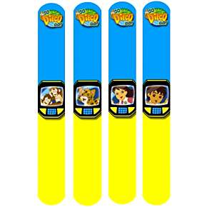 Go Diego Go Slap Bands Bracelets 4 pc  New  