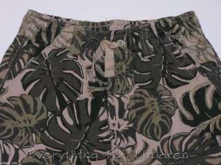 Boys GYMBOREE Global Surf shorts 5 NWT camo green 5T  