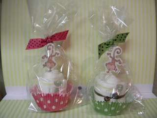 MONKEY diaper cupcakes boy/girl baby shower favor or decoration  