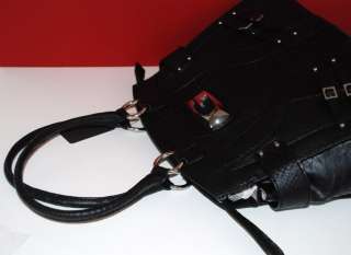 NWT GUESS Logo Black Otilia Shopper Purse Satchel Bag Large Handbag 