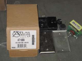 ATLAS AT100A 100W 3DB 1GANG STAINLESS STEEL ATTENUATOR  