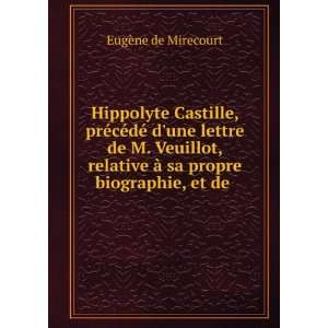  Hippolyte Castille, prÃ©cÃ©dÃ© dune lettre de M 