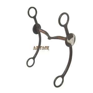  Steerhead Concho Snaffle Show Bit