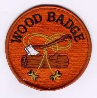 WOOD BADGE 3 ROUND WOOD BADGE PATCH WOODBADGE  