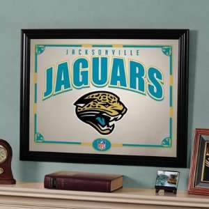  22 NFL Jacksonville Jaguars Football Logo Framed Mirror 