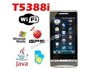 T5388i WINDOWS MOBILE 6.5 DUAL SIM WIFI GPS GSM AT&T T MOBILE SMART 