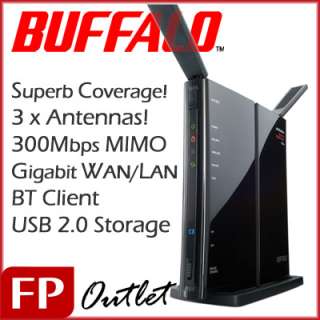 Buffalo WZR HP G300NH Nfiniti Wireless N USB Router AP  