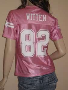 JASON WITTEN Dallas Cowboys Women Pink Dazzle Jersey  