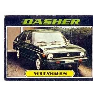  Volkswagon Dasher 1976 Topps Autos of 1977 card #97 