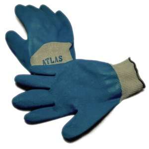  Atlas 305 Medium Glove Blue Extra Protection Rubber Coated 