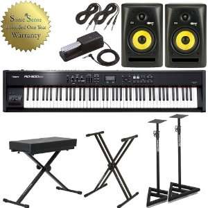  Roland RD 300nx Home Digital Piano Bundle with Speakers 
