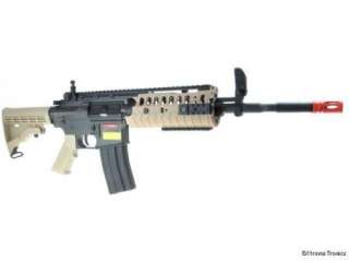 NEWEST Enhanced JG TAN M4 RIS S System AEG Airsoft Auto Electric Rifle 