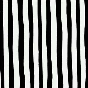   Squiggle Stripe Black/White Fabric By The Yard Arts, Crafts & Sewing