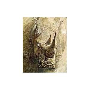  Robert Bateman   White Rhinoceros Sappi
