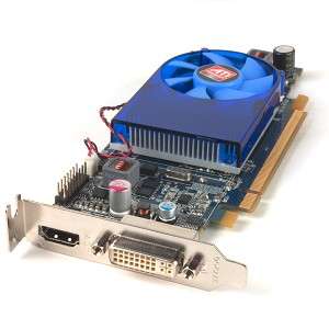 ATI Radeon HD 1GB DDR2 PCI Express PCIe DVI Low Profile Video Card w 