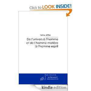   homme esprit (French Edition) Max Affre  Kindle Store