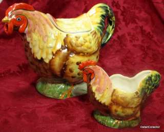 vintage ROYAL WINTON Grimwades England ROOSTER SUGAR BOWL Jar Tea Hand 