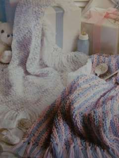 Baby Afghan Infant Layettes Crochet Patterns Caps Sacques Wraps 