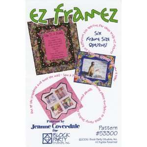  EZ Framez quilt pattern makes fabric frames for photo 