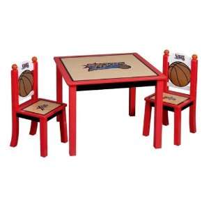   Basketball Association 76ers Table & Chairs Set Toys & Games