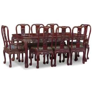   Table with 8 Chairs   Queen Anne Grape Design Furniture & Decor