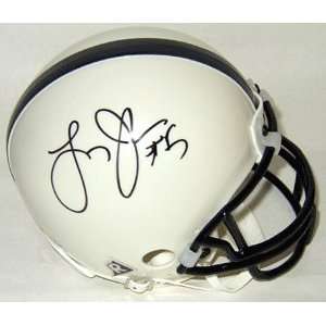  Signed Larry Johnson Mini Helmet   Penn State 