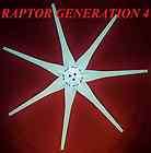 raptor generation 4 wind turbine generator blades hub made