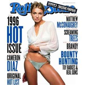  Cameron Diaz , 1996 Rolling Stone Cover Poster by Mark 