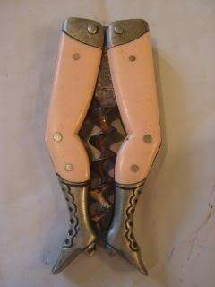 Novelty Celluloid  sided Thigh ,in Boots Corkscrew  