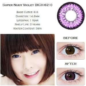   SuperNudy (Purple) Circle Colored Contact Lenses sold by PRETTYnCUTE