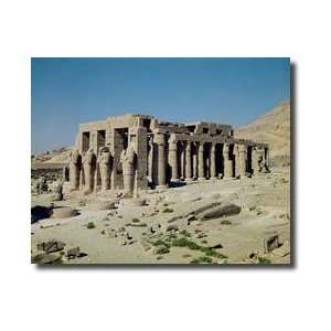  Osiride Figures Of Ramesses Ii 12791213 Bc Flanking The 