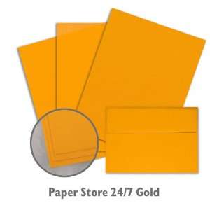  CardMates Gold Cardstock and Envelopes Set   250/Set 