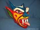 Hand Made Papier Mache Devil Mask Panama Chitre 12.5769​0