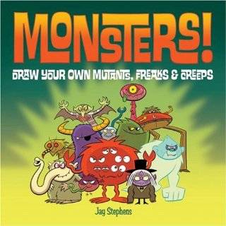 Monsters Draw Your Own Mutants, Freaks & Creeps by Jay Stephens 
