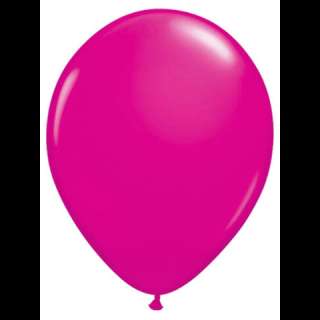 100 11 Round Wild Berry Qualatex Balloons Rubber Latex  