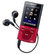  Sony Walkman E NWZ E345 16GB Video Player (Red)  