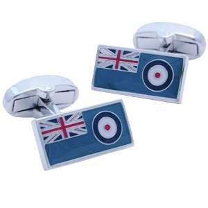  RAF Flag Cufflinks   Royal Air Force Jewelry