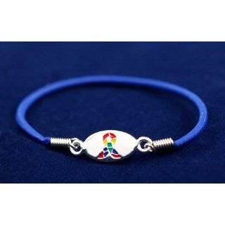 Autism Ribbon Bracelet Stretch (Retail) by Fundraising For A Cause