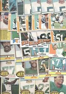 1970S TOPPS JETS CARD LOT OF 35 VG 6106  