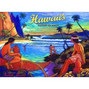  Hawaii Holo Holo Outer Island by Rick Sharp. Size 16.50 X 22.50 