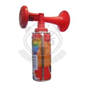   Soccor Fan Red 6 Air Horn w/ Air Can 