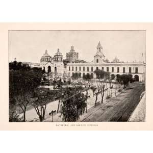 com 1893 Halftone Print Cathedral Cabilido Cordoba Cordova Argentina 