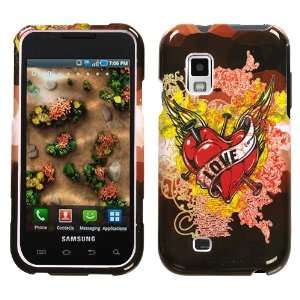  Love Tattoo Faceplate Hard Plastic Protector Snap On Cover 
