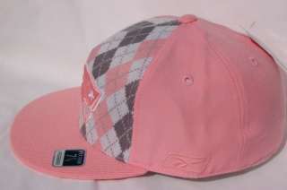 REEBOK NEW ENGLAND PATRIOTS NE FITTED PINK HAT 7 5/8  