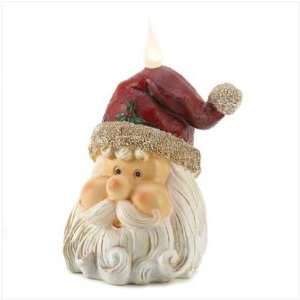  Santa Faux Candle Figurine