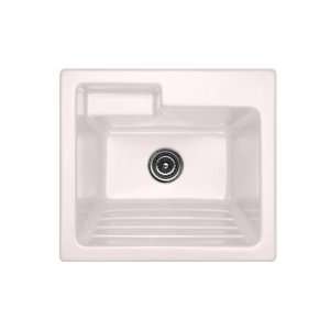 CorStone 12214 Shell Westerly Westerly Self Rimming 25x22 Laundry Sink 