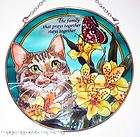 amia stained glass cat butterfly nib $ 19 00 listed