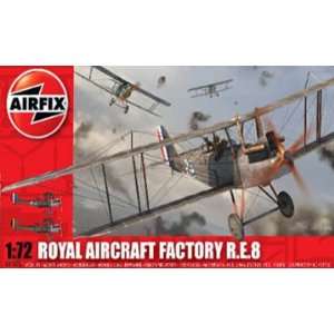  Airfix 1/72 Royal Aircraft Factory R.E.8 Airplane Model 