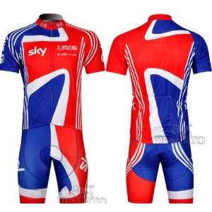  2011 sky team jersey short sleeve jersey +bib short 